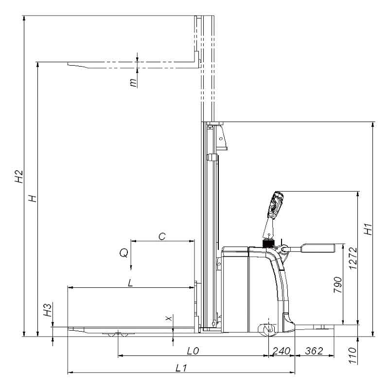 Electric Pallet Stacker