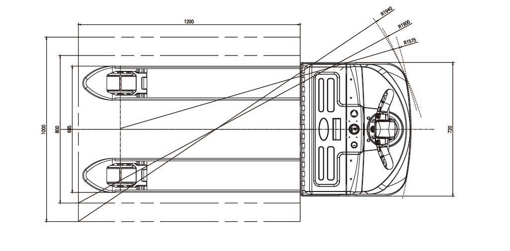 Electric pallet truck