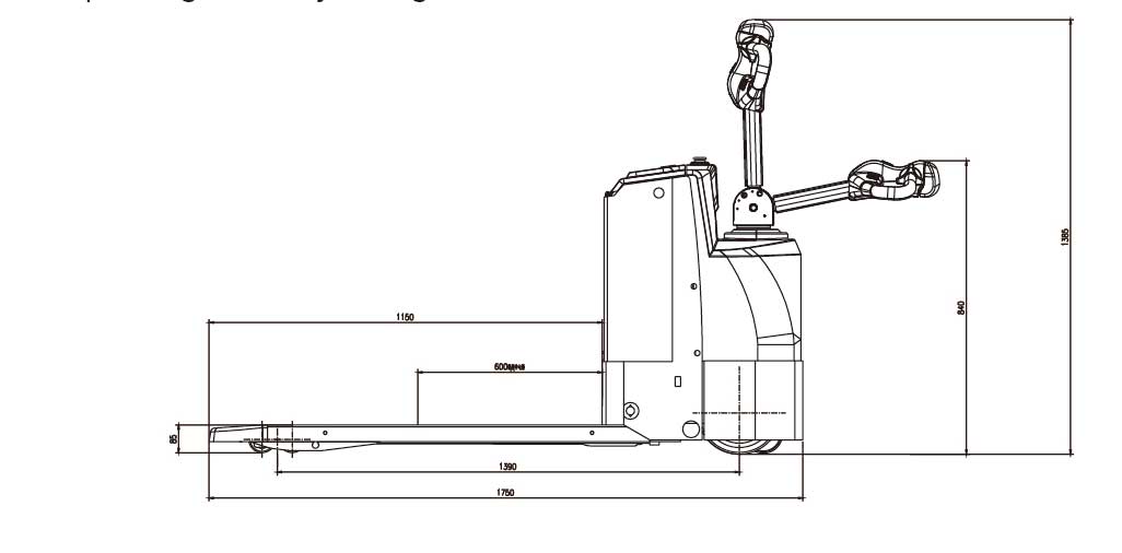 Electric pallet truck