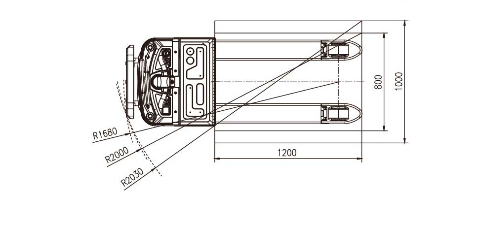 Electric pallet truck