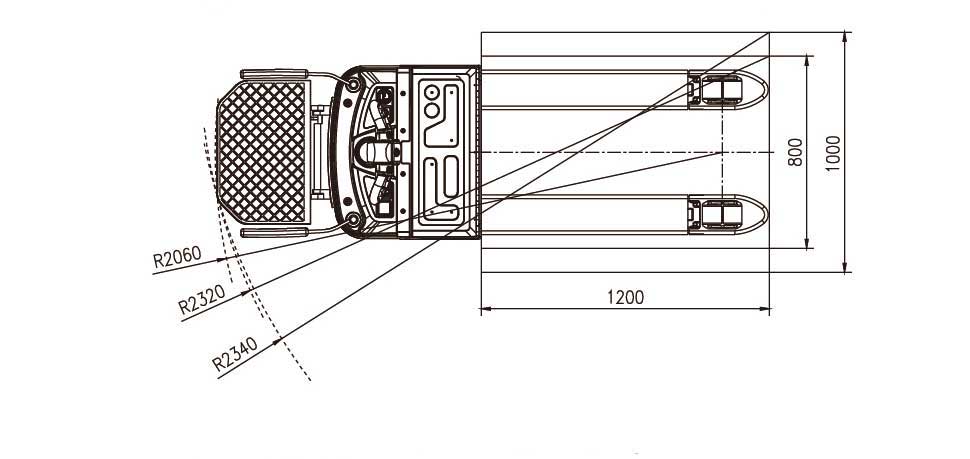 Electric pallet truck