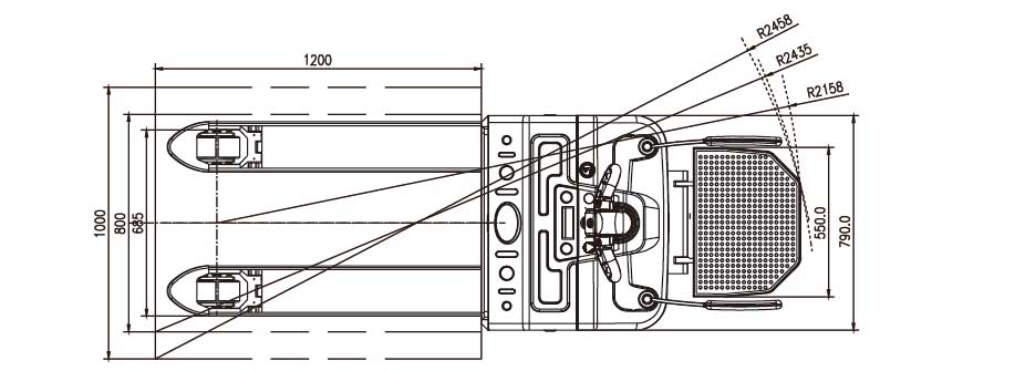 Electric pallet truck