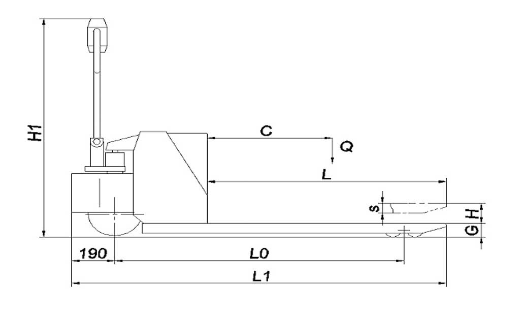 Semi-Electric Pallet Truck