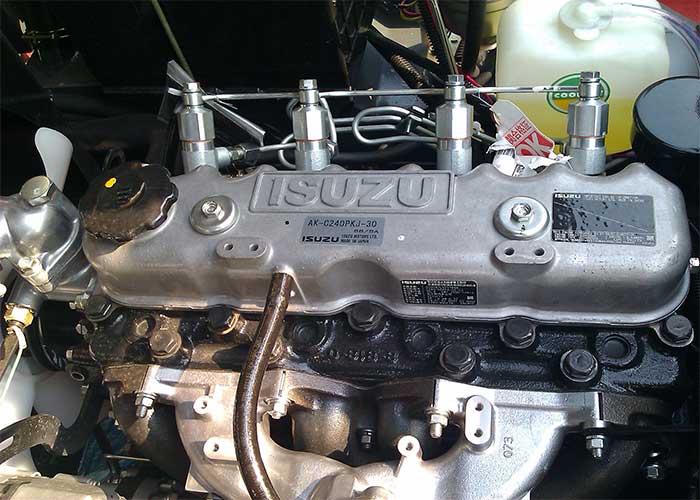 The image of the Engine ISUZE and Mitsubishi